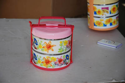 不銹鋼印花兩層飯盒 - 不銹鋼印花兩層飯盒廠家 - 不銹鋼印花兩層飯盒價格 - 臺州市黃巖康億豐塑業 - 